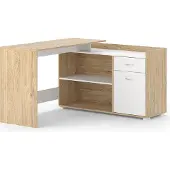 Vicco Noira Hoekbureau – 135 x 77 cm met lade Sonoma