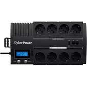 Cyberpower BR1000ELCD, BRIC, Line-Interactive, 1000VA/600W, 8x Schuko-aansluitingen