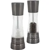 Cole and mason Peper- en zoutmolen Cole & Mason Gourmet Precision Derwent Gun Metal Salt & Pepper Mill Gift Set 19 cm