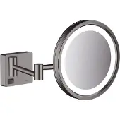 Hansgrohe Kosmetische spiegel ADDSTORIS met LED-verlichting, geborsteld zwart