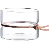 ERNST kaarsenhouder H6 cm. Ø 6 cm. helder