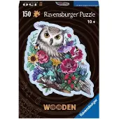Ravensburger Houten puzzel Bloemenuil 150 stukjes