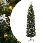 Prolenta Maison Exclusive - Kunstkerstboom, slank model, 300 LED-lampjes, 180 cm