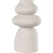 House Nordic Vaas Alma | natuursteen beige 14.5x14.5x26.5 cm vazen | NADUVI