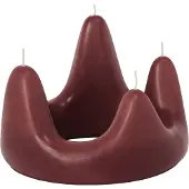 Ferm Living Stala Kaarsenring - Adventskaarsen & Kandelaars Paraffinewas Dark Grape - 1104271838