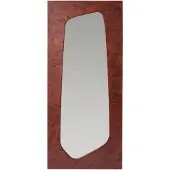 Ferm Living Folia Spiegel 55x135 Cm Donker Gekleurd Kreupelhout - Wandspiegels Burl Veneer Dark Stained - 1104272373