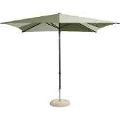 HAY Terrazza Parasol Square | Green and dark green