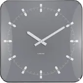 Karlsson Sucinto Dome Wandklok | 35x35x4.5cm | Cool grijs