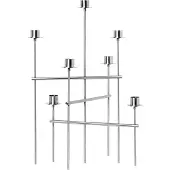 Ferm Living Kandelaar Elysia Brushed Stainless Steel