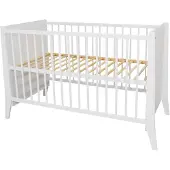 Need Sleep Babybed Cosmo, 140x60 cm, in hoogte verstelbaar - Bijbedje, wit