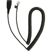 Jabra QD Cord, Coiled, Mod. Plug 2 m