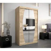 Minio Kledingkast 120 cm, model ELYPSE, Sonoma eikenhout