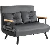 HOMCOM Schlafsofa mit Sitzkissen 839-835V00