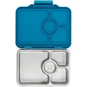 Yumbox Broodtrommel m. 4 vakjes - Bento Steel - 798 ml - Normand - - OneSize - Broodtrommels