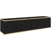 AX Living TV-meubel Orkis, 135 cm. Modern en functioneel, zwart