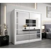 Minio Garderobe 200 cm ROMA 2, wit