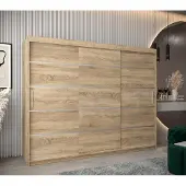 Minio Garderobekast 250 cm VERONA 1, kleur Sonoma