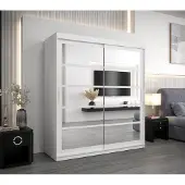 Minio Garderobe 180 cm ROMA 2, wit