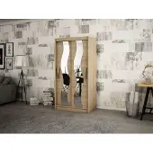 Minio Kledingkast, 120 cm, SEWILLA, Sonoma eikenhout