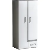 Minio , garderobekast 85 cm, "Arezzo", antraciet/wit