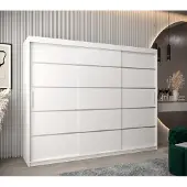 Minio Garderobekast 250 cm VERONA 1, wit