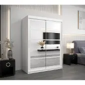 Minio Kledingkast 150 cm, model ROMA 2, kleur wit