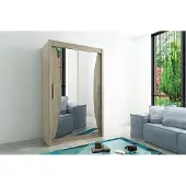 Minio Kledingkast 150 cm, model MONACO, kleur Sonoma eik