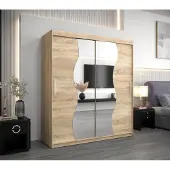 Minio Kledingkast 180 cm, model MADRYT, Sonoma eikenhout