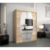 Minio Kledingkast 150 cm, model ELYPSE, kleur Sonoma eik