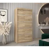 Minio Kledingkast 100 cm, model VERONA, kleur Sonoma
