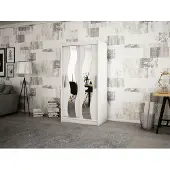 Minio Kledingkast, 120 cm, SEWILLA, mat wit