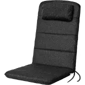 Hobbygarden Antonia Tuinkussen Zwart voor Lage Rug Tuinstoelen – Waterafstotend, UV-bestendig en Comfortabel
