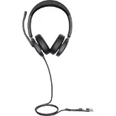 Yealink UH48 Dual Teams USB-C/A On Ear headset Kabel Stereo Zwart Ruisonderdrukking (microfoon) Microsoft Teams knop Telefoon
