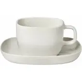 Blomus Koffiekop & Schotel Vahlo Moonbeam 200 ml (Set van 2)