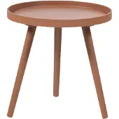Woood Sasha Bijzettafel Ø 40 CM - Hout - Oudroze - 41x41x40.5 cm