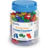 Learning Resources Friendly Farm Animal Counters (Set van 144) - 3+