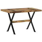 Prolenta Maison Exclusive - Eettafel 120x60x76 cm, ruw mangohout