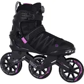 Tempish Wenox Top 100 Dames Skeelers - 4x100mm Wielen - Speed / Fitness Inline Skates - Zwart Roze - Maat 40