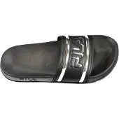 FILA Slide Sandalen met Zilveren Rand