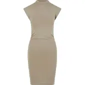 Urban Classics Jurk beige