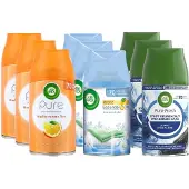 Air Wick - MIX - Crisp Linen & Lilac / Mediterane Sun / Zeebries - Grootverpakking