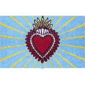 Kitsch Kitchen deurmat Milagro blauw