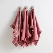 NOUS theedoek ruffle (50x70 cm) (set van 3)