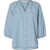 Selected Blouse 'Alberta' blauw / marine