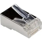 Roline RJ45 modulaire stekker, Cat.6, FTP, 10-voudig.