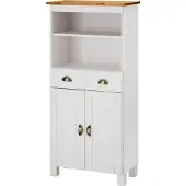 Loft 24 Toscana-Bad Vertico Pinus Sylvestris Wit/Honing