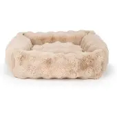 BABOO Hondenmand Fluffy Caramel - Maat 90 x 70 cm