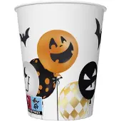 POLMAK - Papieren bekers - Scary Halloween balloons