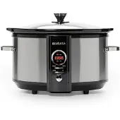 Brabantia BBEK1083, digitale slowcooker 6,5L 320W, zilver