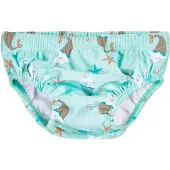 Playshoes UV-bescherming bruin / mintgroen / wit